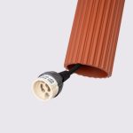 Hanglamp KARBON 1 rood oker - Afbeelding 6