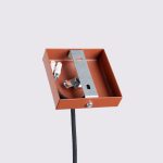 Hanglamp KARBON 1 rood oker - Afbeelding 8