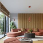 Hanglamp KARBON 3P rood oker - Afbeelding 10