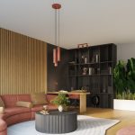 Hanglamp KARBON 3P rood oker - Afbeelding 11