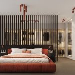 Plafondlamp KARBON 4 rood oker - Afbeelding 11