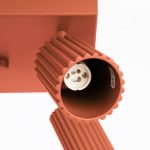 Plafondlamp KARBON 4 rood oker - Afbeelding 6