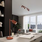 Plafondlamp KARBON 6L rood oker - Afbeelding 12