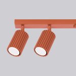 Plafondlamp KARBON 6L rood oker - Afbeelding 7