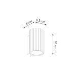 Wandlamp KARBON 10 goud - Afbeelding 8
