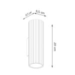 Wandlamp KARBON 20 olijfgroen - Afbeelding 7