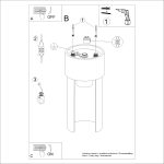 Plafondlamp FLASH wit - Afbeelding 9